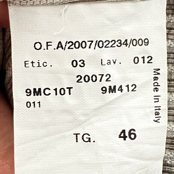 $869 Authentic ARMANI COLLEZIONI Made in ITALY Ruffled Sleeveless SILK Top Sz.10 - Picture 8 of 12